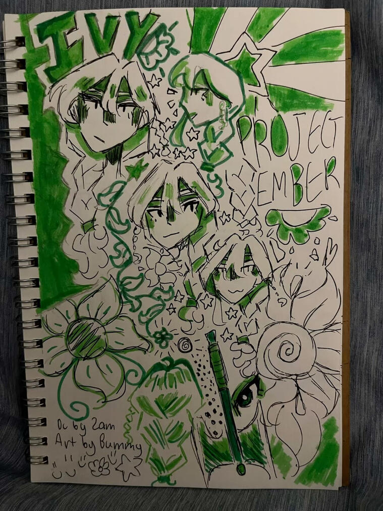 Ivy sketches - by Bummy